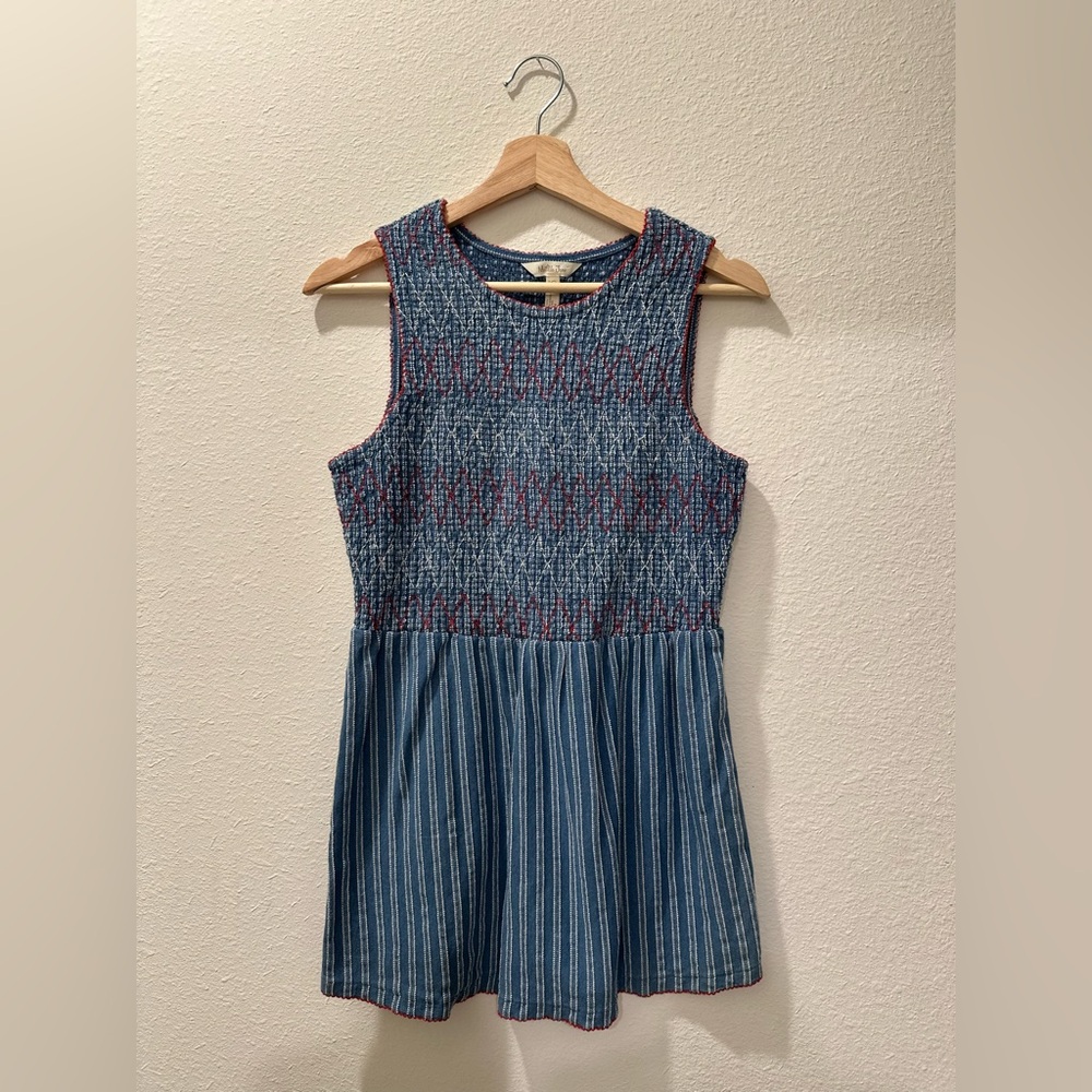 Matilda Jane Blue Smocked Tank